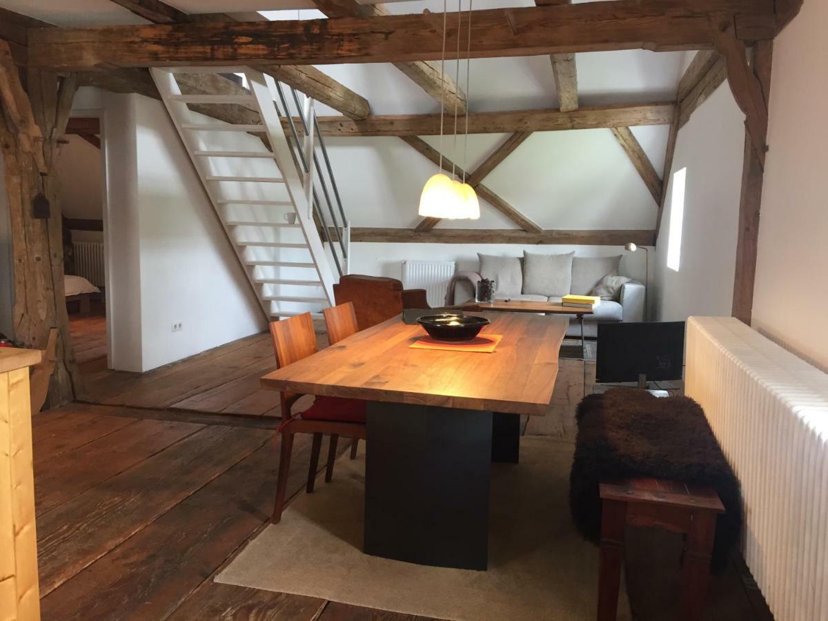 Benefizium Denklingen - Anno 1713 Apartment Luaran gambar